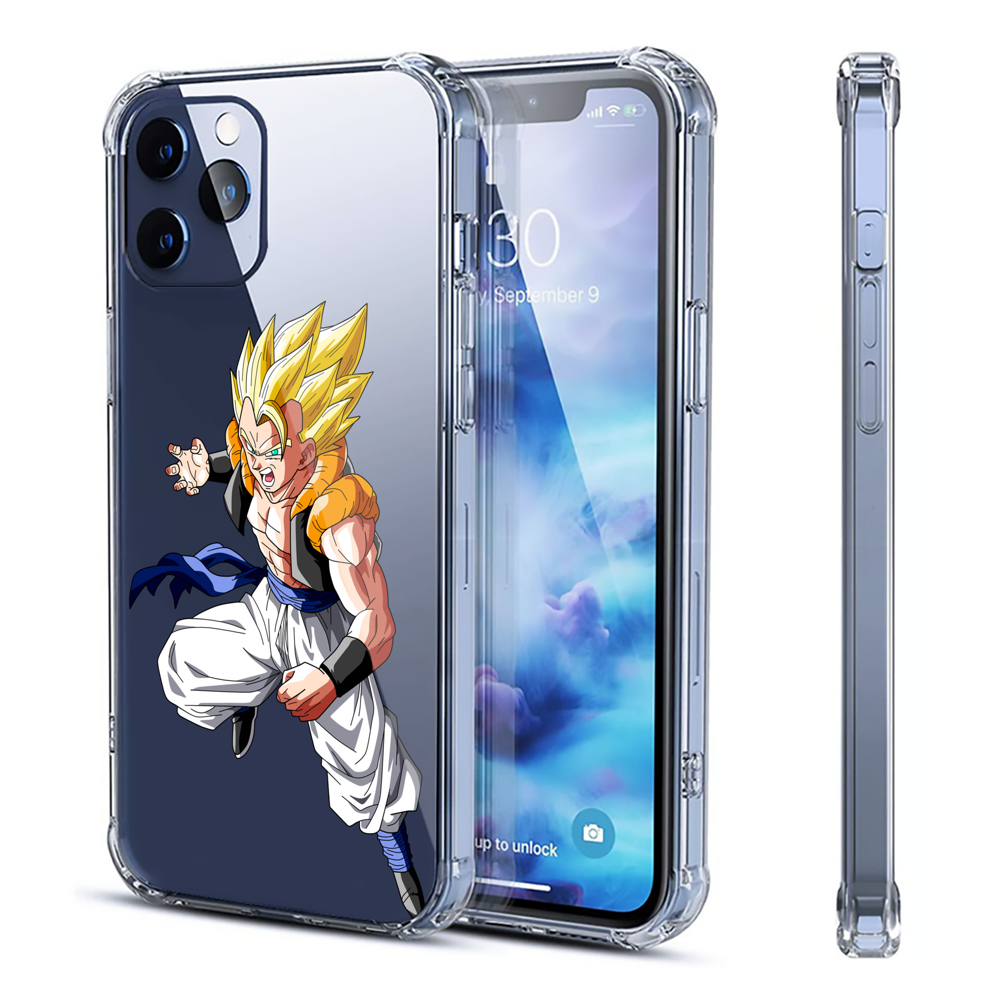 （画像用） ドラゴンボール ベジータ四世（Bejīta Yonsei）DRAGON BALL Vegeta IV 【iPhone 12シリーズ対応】透明スマホケース（クリアソフトケース）